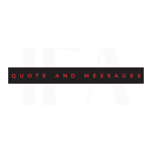 IFA Quote and messages